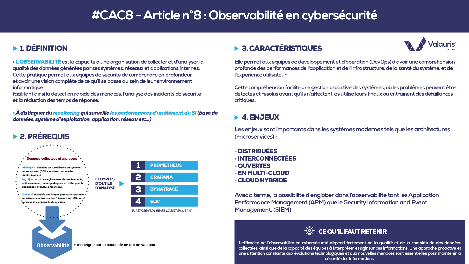 #CAC8 – Article n°8 : Observabilité en cybersécurité