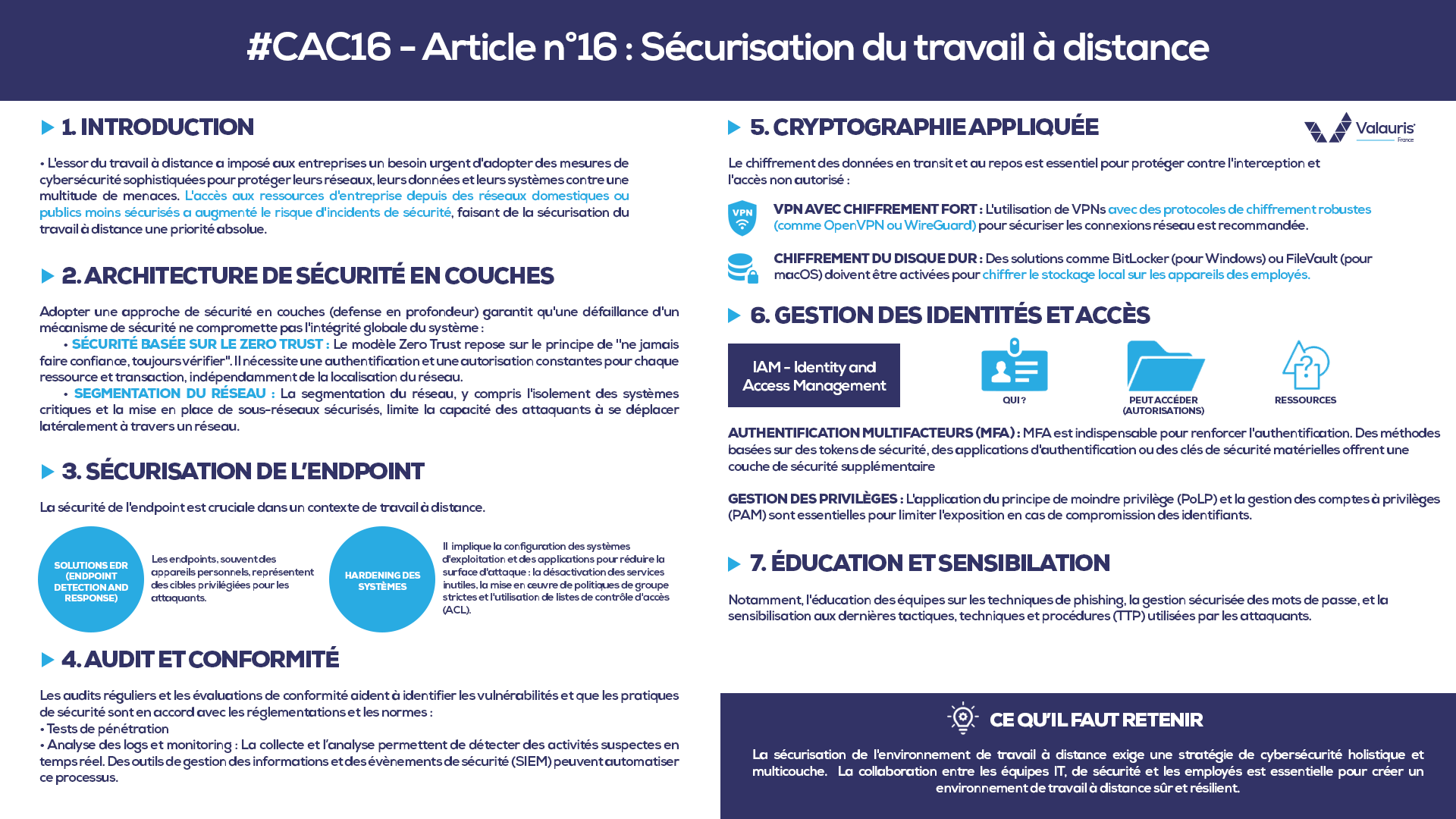 #CAC16 – Article n°16 : Sécurisation du travail à distance